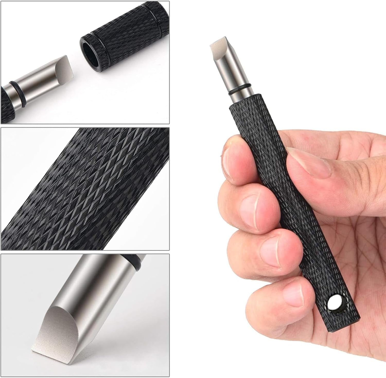 Golf Club Groove Sharpener - Restore Backspin for Wedges & Irons, Professional U/V Groove Cleaner Tool