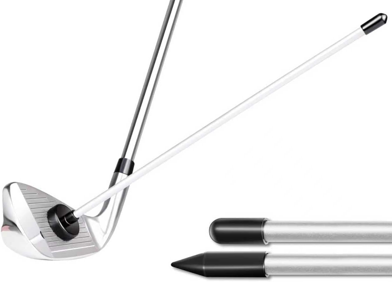 Collapsible Golf Alignment Sticks & Magnetic Alignment Rod, 40" Alignment Sticks, Magnetic Swing Training Aid 