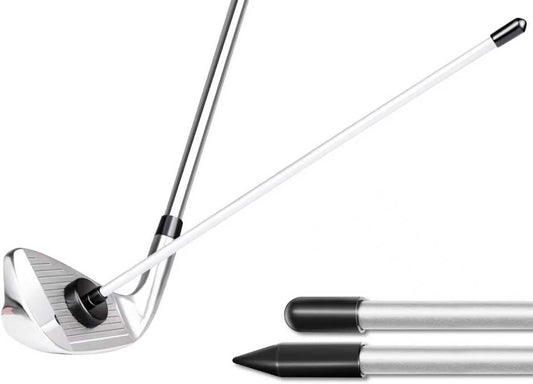 Collapsible Golf Alignment Sticks & Magnetic Alignment Rod, 40" Alignment Sticks, Magnetic Swing Training Aid 