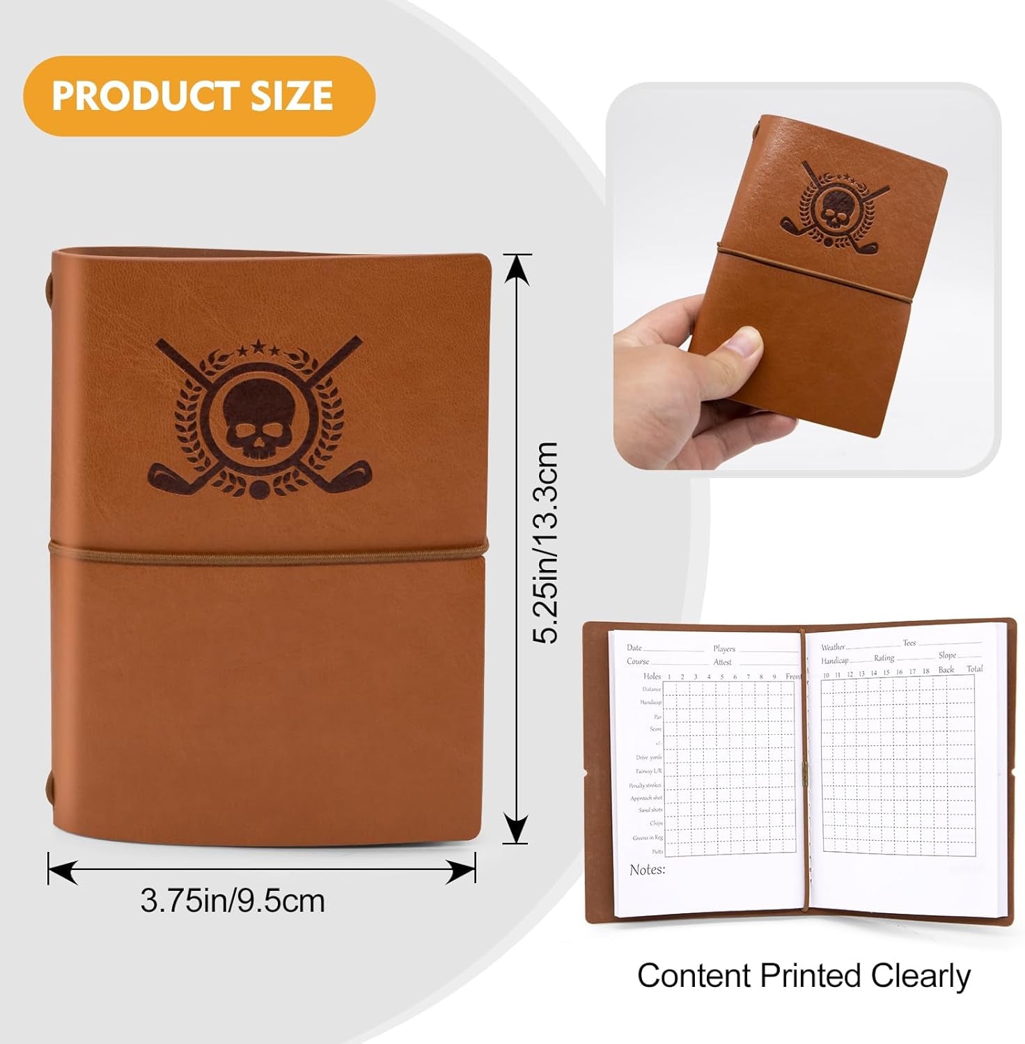 Leather Golf Journal and Scorecard