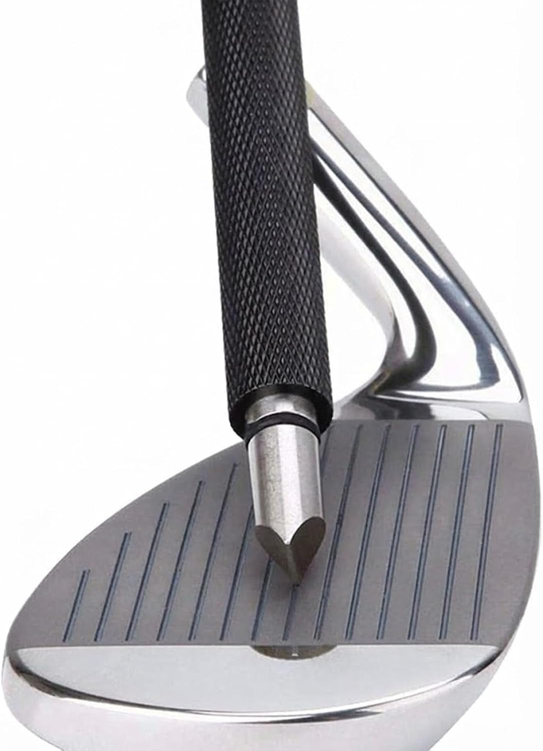 Golf Club Groove Sharpener - Restore Backspin for Wedges & Irons, Professional U/V Groove Cleaner Tool
