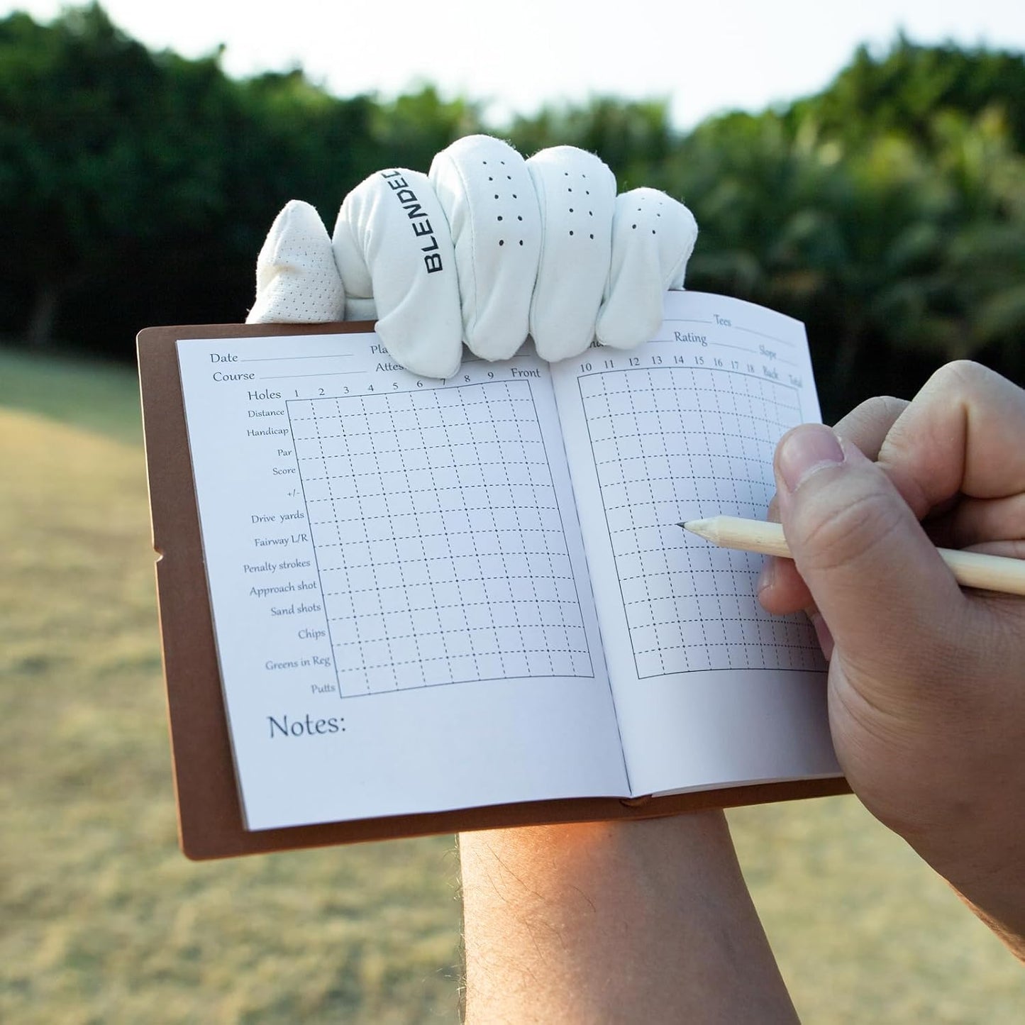 Leather Golf Journal and Scorecard