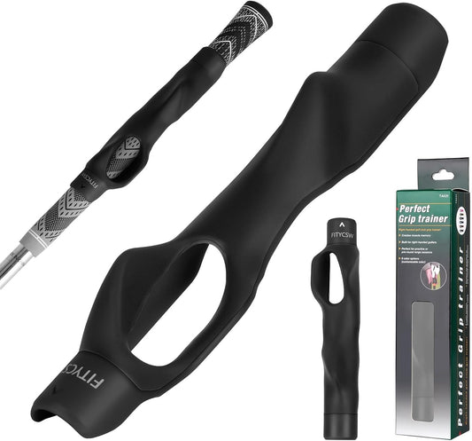 Golf Grip Trainer to Improve Hand Positioning (For right handed golfers)