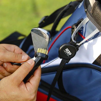 Dual Golf Club Groove Brushes - Includes a Hard and Soft Bristle for Grass, Sand, Dirt, and Mud